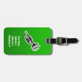 Green Trumpet Gepäckanhänger (Vorderseite horizontal)