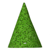 Green Turf Pixel Party Hat Partyhütchen (Rechts)