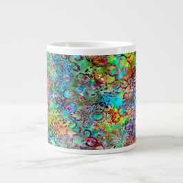 Green Türkise Bali Batik Print Tasse