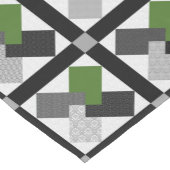 Green "Turn a Friendly Card" Table Runner Kurzer Tischläufer (Ecke)