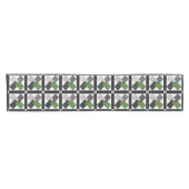 Green "Turn a Friendly Card" Table Runner Kurzer Tischläufer (Horizontal)