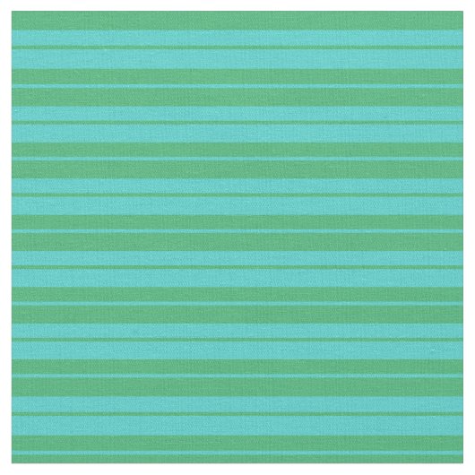 Green & Turquoise Streifen/Linienmuster Stoff (Nahaufnahme)