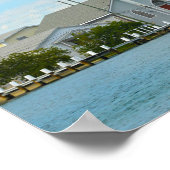 Green Turtle Cay Church, die Bahamas Poster (Ecke)