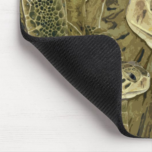 Green Turtle Mouse Pad Mousepad (Ecke)