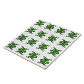 Green Turtle Pattern Fliese (Seite)
