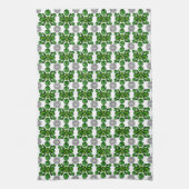Green Turtle Pattern Geschirrtuch (Vertikal)