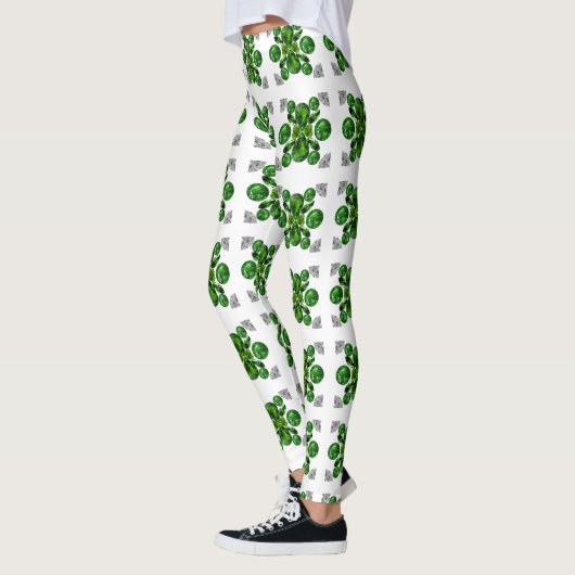 Green Turtle Pattern Leggings (Links)