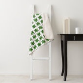 Green Turtle Pattern Sherpadecke (Beispiel)