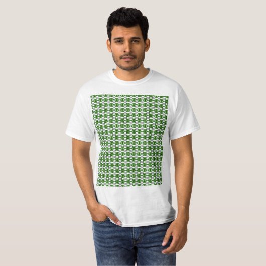 Green Turtle Pattern T-Shirt (Vorne ganz)