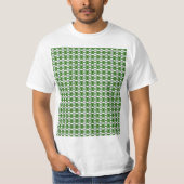 Green Turtle Pattern T-Shirt (Vorderseite)
