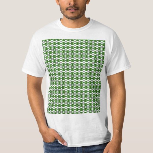 Green Turtle Pattern T-Shirt (Vorderseite)