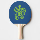 Green Turtle Pattern Tischtennis Schläger (Vorderseite)