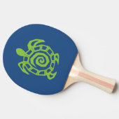 Green Turtle Pattern Tischtennis Schläger (Seitenansicht)