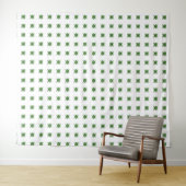 Green Turtle Pattern Wandteppich (Beispiel (Horizontal))