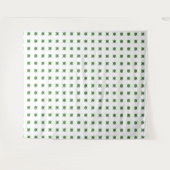 Green Turtle Pattern Wandteppich (Vorderseite (Horizontal))