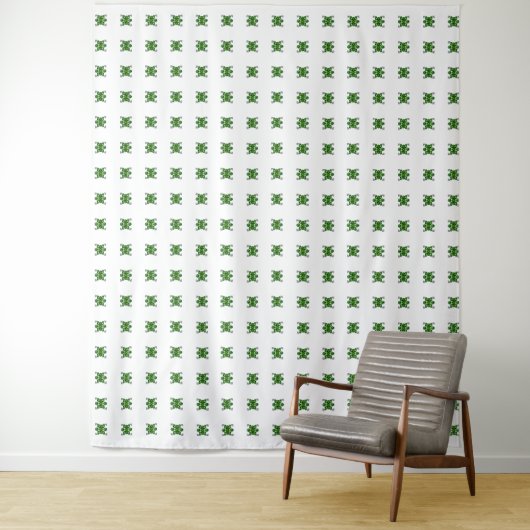 Green Turtle Pattern Wandteppich (Beispiel)