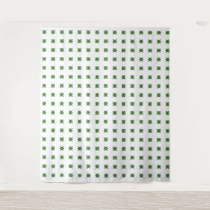 Green Turtle Pattern Wandteppich