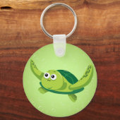 Green Turtle Schlüsselanhänger (Vorderseite)