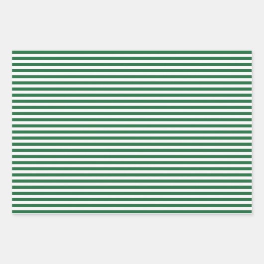 Green Twigs & Red Berries Mixed Christmas Patterns Geschenkpapier Set (Vorderseite 2)