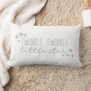 Green "Twinkle Twinkle Little Star" Baby Kinderzim Lendenkissen