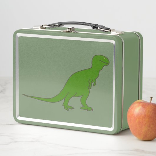 Green Tyrannosaurus Dinosaur Lunch Box (Beispiel)