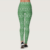 Green Uggli Christmas Sweater Muster Leggings (Rückseite)