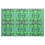 Green und Aqua Doodle mit schwarzen Linien Stoff (Fat Quarter (45,7 x 55,9 cm))