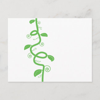 Green und Beanstalk Postkarte