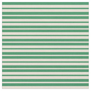 Green und Bisque Colos Muster Stoff