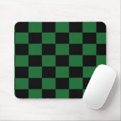 Green und Black Checkered Mousepad (Mit Mouse)