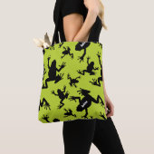 Green und Black Frog Pattern Kids Tasche (Von Nahem)