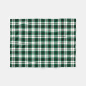 Green und Black Kariert Lamont Clan Dress Tartan Fleecedecke (Vorderseite (Horizontal))
