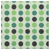 Green und Black Polka Dot Stoff (Muster)