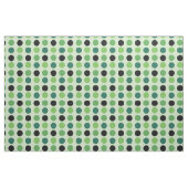 Green und Black Polka Dot Stoff (Fat Quarter (45,7 x 55,9 cm))