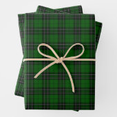 Green und Black Scottish Clan MacLean Tartan Case- Geschenkpapier Set (Beispiel)