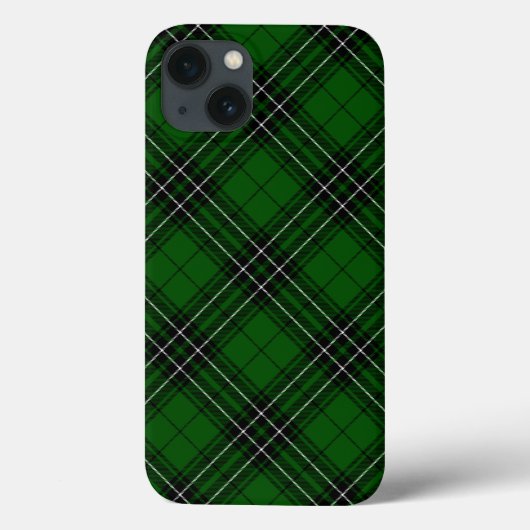 Green und Black Scottish Clan MacLean Tartan Case-Mate iPhone Hülle (Rückseite)