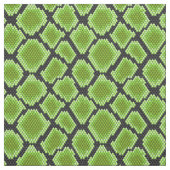Green und Black Snakeskin Stoff (Muster)