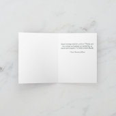 Green und Blue Art Deco Diamonds Danke Karte (Innenseite)