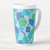 Green und Blue Bauhaus Style Milchtasse (Rechte Ecke)