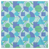 Green und Blue Bauhaus Style Stoff (Muster)