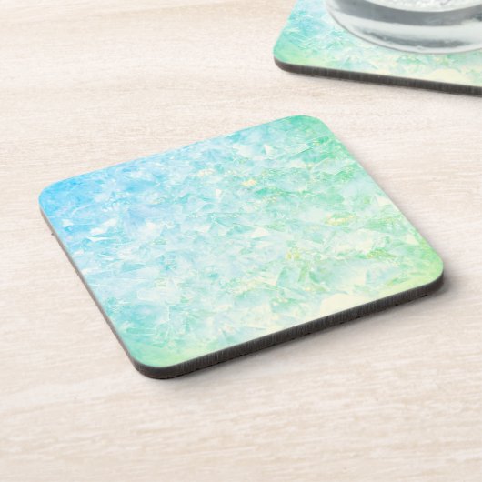 Green und Blue Crystal Getränkeuntersetzer (Linke Seite)