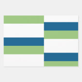 Green und Blue Golf Theme Geschenkpapier Set (Vorderseite)