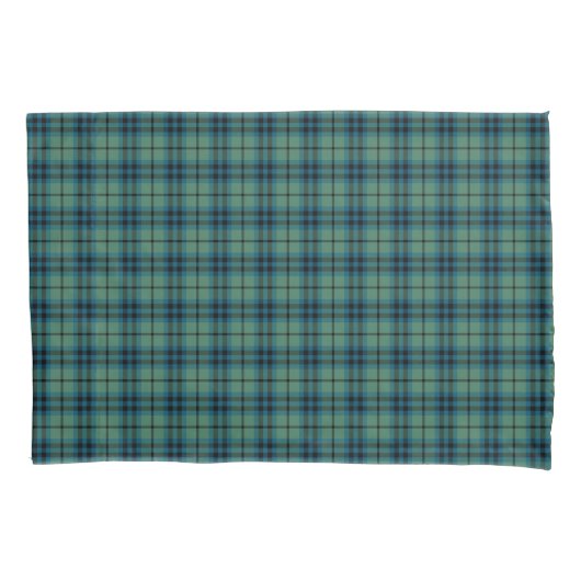 Green und Blue Kariert Keith Clan Ancient Tartan Kissenbezug (Vorderseite)