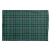 Green und Blue MacKay Clan Scottish Tartan Kissenbezug (Rückseite)