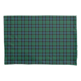 Green und Blue MacKay Clan Scottish Tartan Kissenbezug