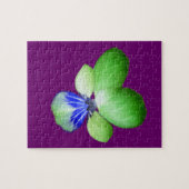 Green und Blue Pansy Puzzle (Horizontal)