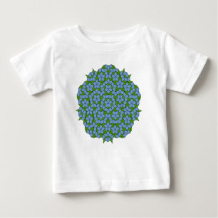 Green und Blue Penrose Rhombus Muster Baby T-shirt