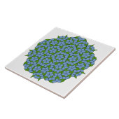 Green und Blue Penrose Rhombus Muster Fliese (Seite)