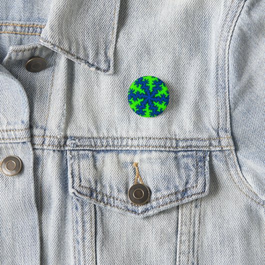 Green und Blue Snowflake Button (Beispiel)