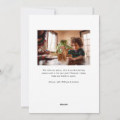 Green und Blue Tartan Kariert Frohe Weihnachten Fo (Rückseite)